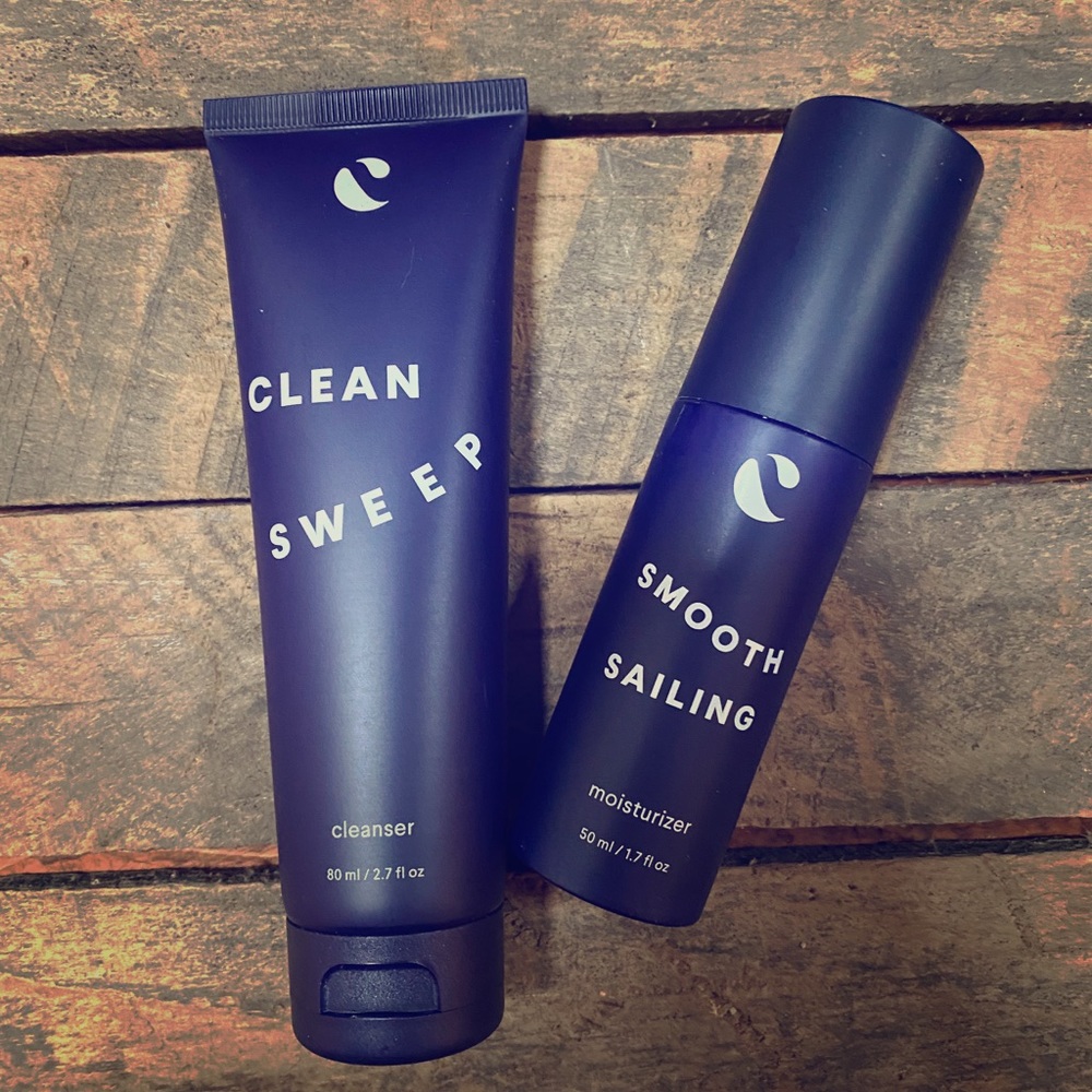 Curology clean sweep cleanser and moisturizer